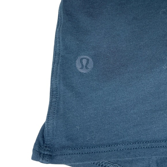 Lululemon Time To Restore Short Sleeve Top Nocturnal Teal Women's 6 EUC - Picture 8 of 8
